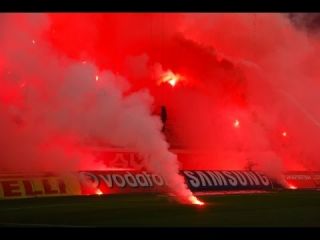 Olympiakos Piräus - Panathinaikos Athen 2:0 29.11.2009 Gate 7 ΟΛΥΜΠΙΑΚΟΣ Derby