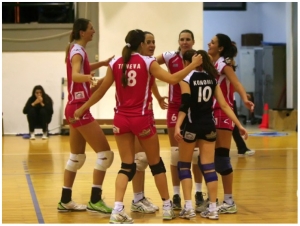 Womens Volley : Vrilisia 0-3 Olympiakos